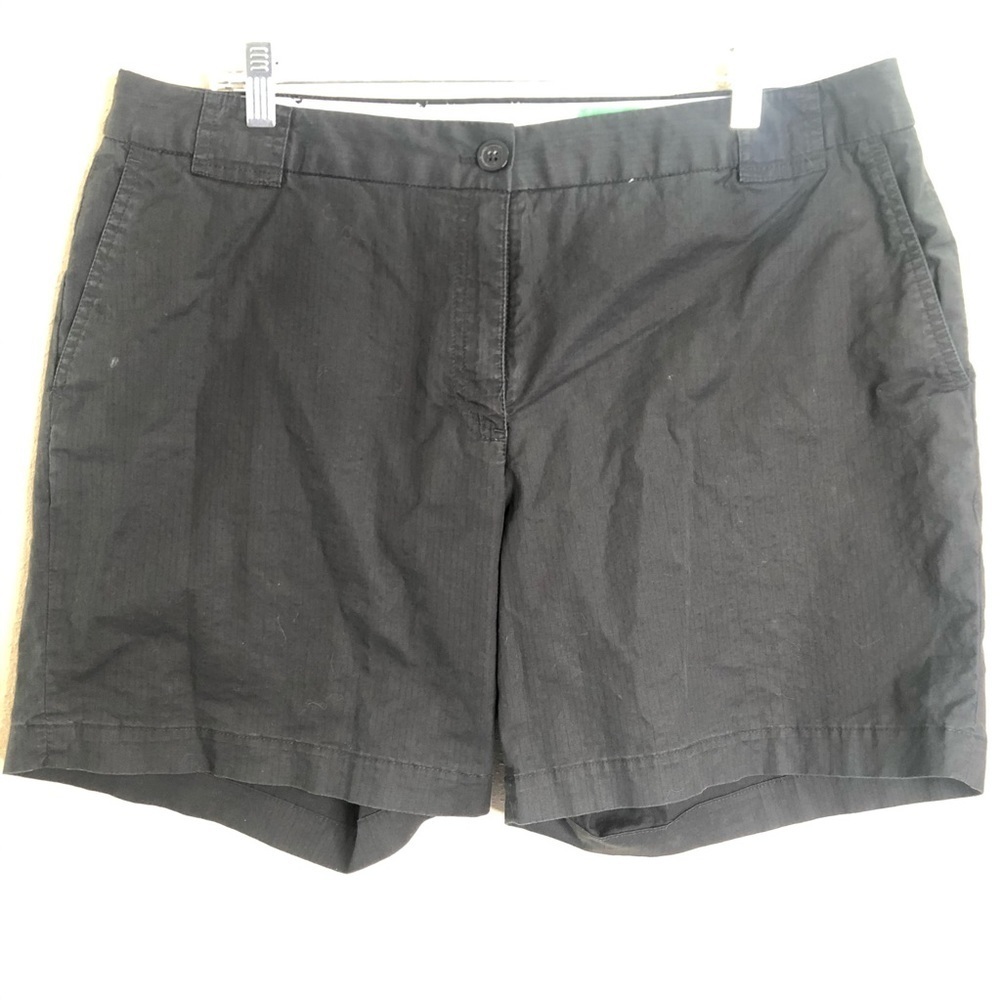 Black Liz Claiborne Golf Shorts Size 16 "Klute"